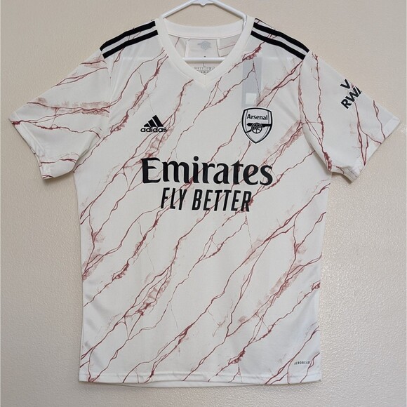 adidas Other - New Adidas Arsenal Away Football Shirt 2020-21 Soccer Jersey White Men's Large